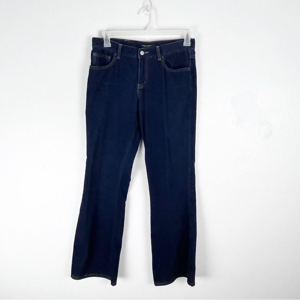 AMERICAN EAGLE Navy Blue 100% Cotton Dive Pockets Corduroy Jeans 8 Boho Western